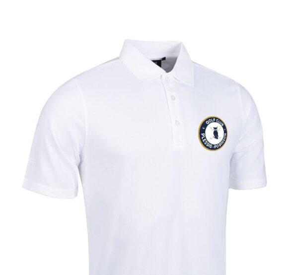 Polo Blanc homme manches courtes g.DEACON