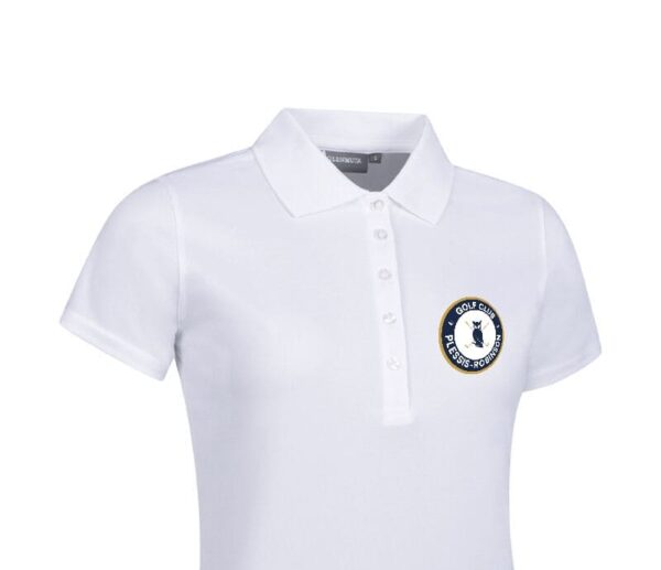 Polo Blanc femme manches courtes g.PALOMA