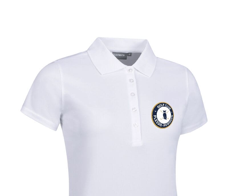 Polo Blanc femme manches courtes g.PALOMA
