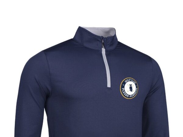 Mid-Layer Navy homme à fermeture éclair quart g.WICK